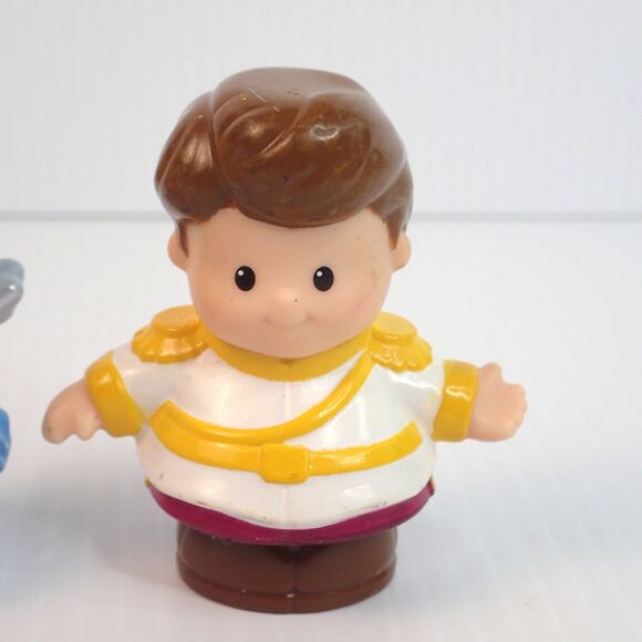 Fisher Price Little People Disney Princess Cinderella Aurora Prince Charming Lot - Picture 11 of 11